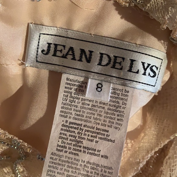 Pink/cream  pearl dress- jean delys 💕 - Picture 7 of 7